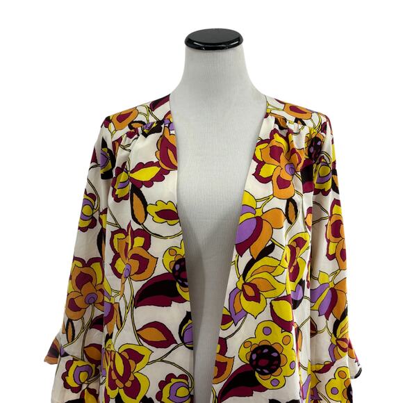 ModCloth Certainly Styled Floral Retro Cream Kimono - Picture 5 of 11